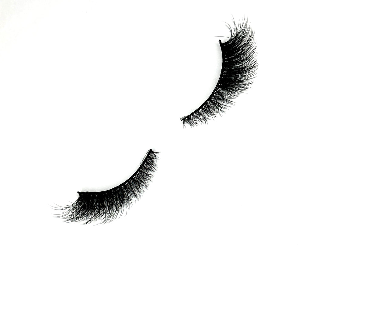 CUPID False Eyelash Strips – Long Soft Dramatic Strip Lashes, Reusable