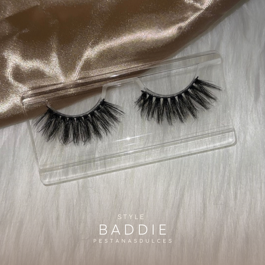 BADDIE long fluffy dramatic false eyelash strips – reusable strip lashes