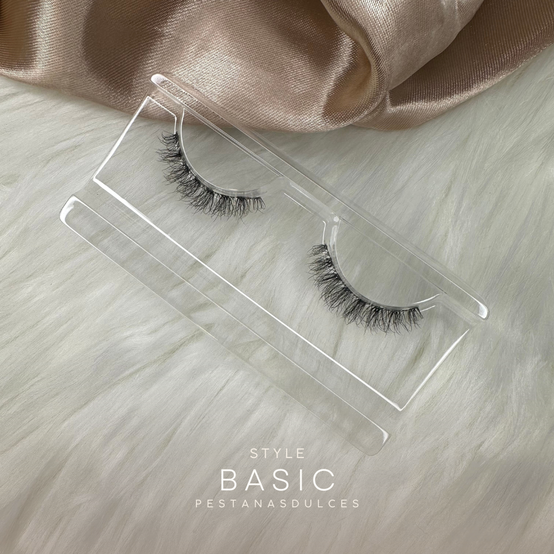 BASIC short soft dramatic false eyelash strips – reusable strip lashes