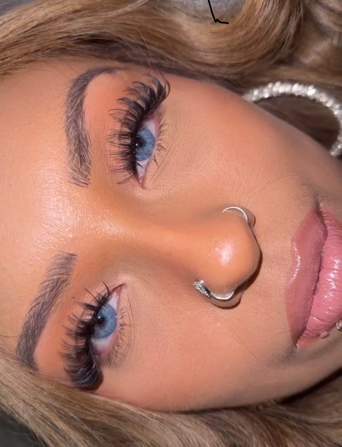 Bitchota False Eyelash Strips – Curly Strip Lashes, Lash Extension Look