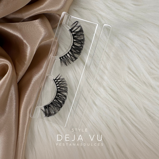 DEJA VU dramatic natural full false eyelash strips – reusable strip lashes