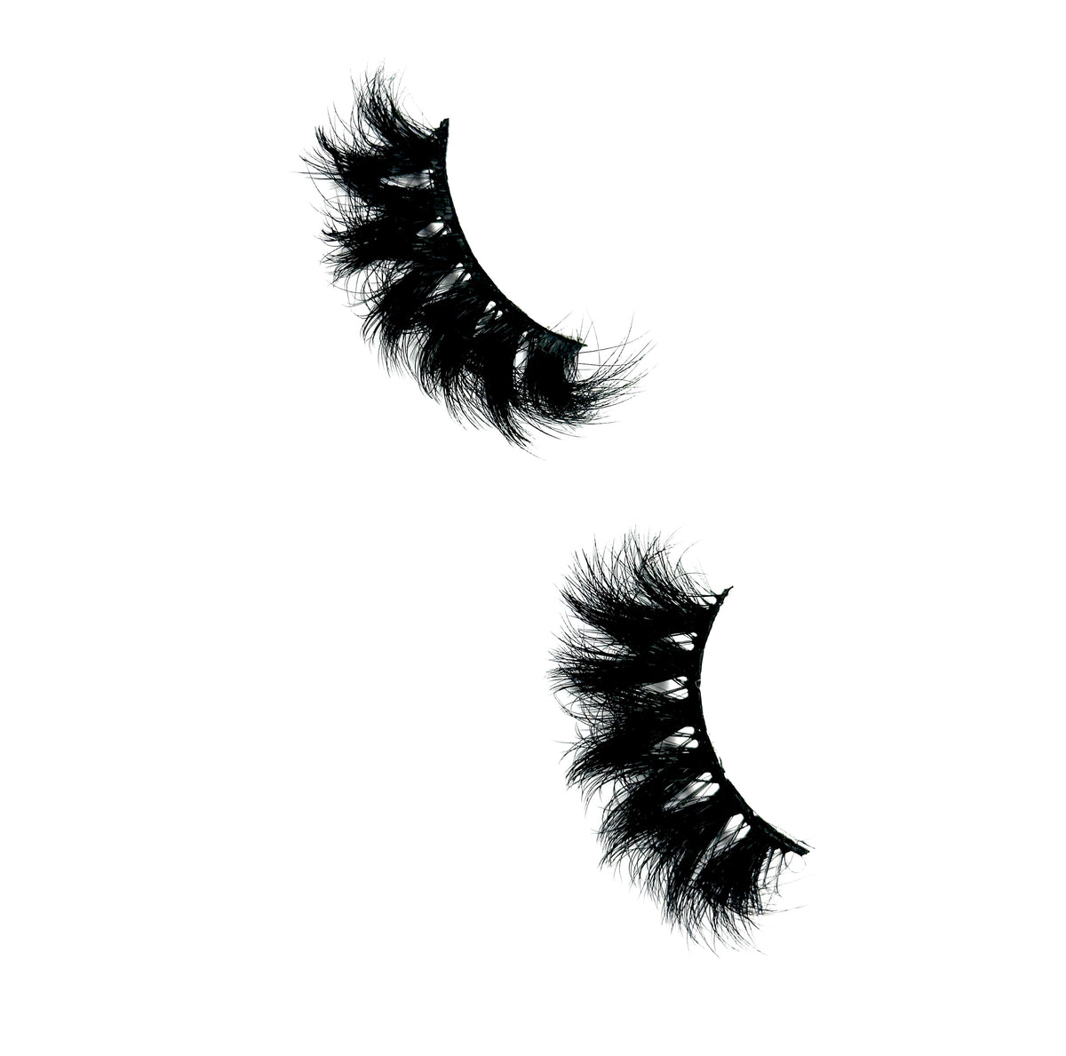EXOTIC False Eyelash Strips – Long Fluffy Dramatic Strip Lashes, Reusable