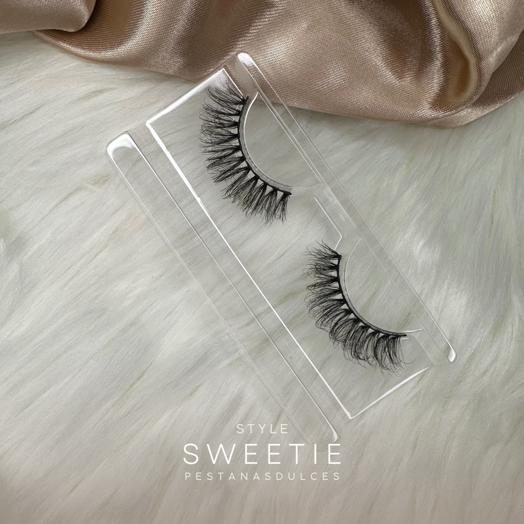 SWEETIE medium-length soft dramatic false eyelash strips – reusable strip lashes