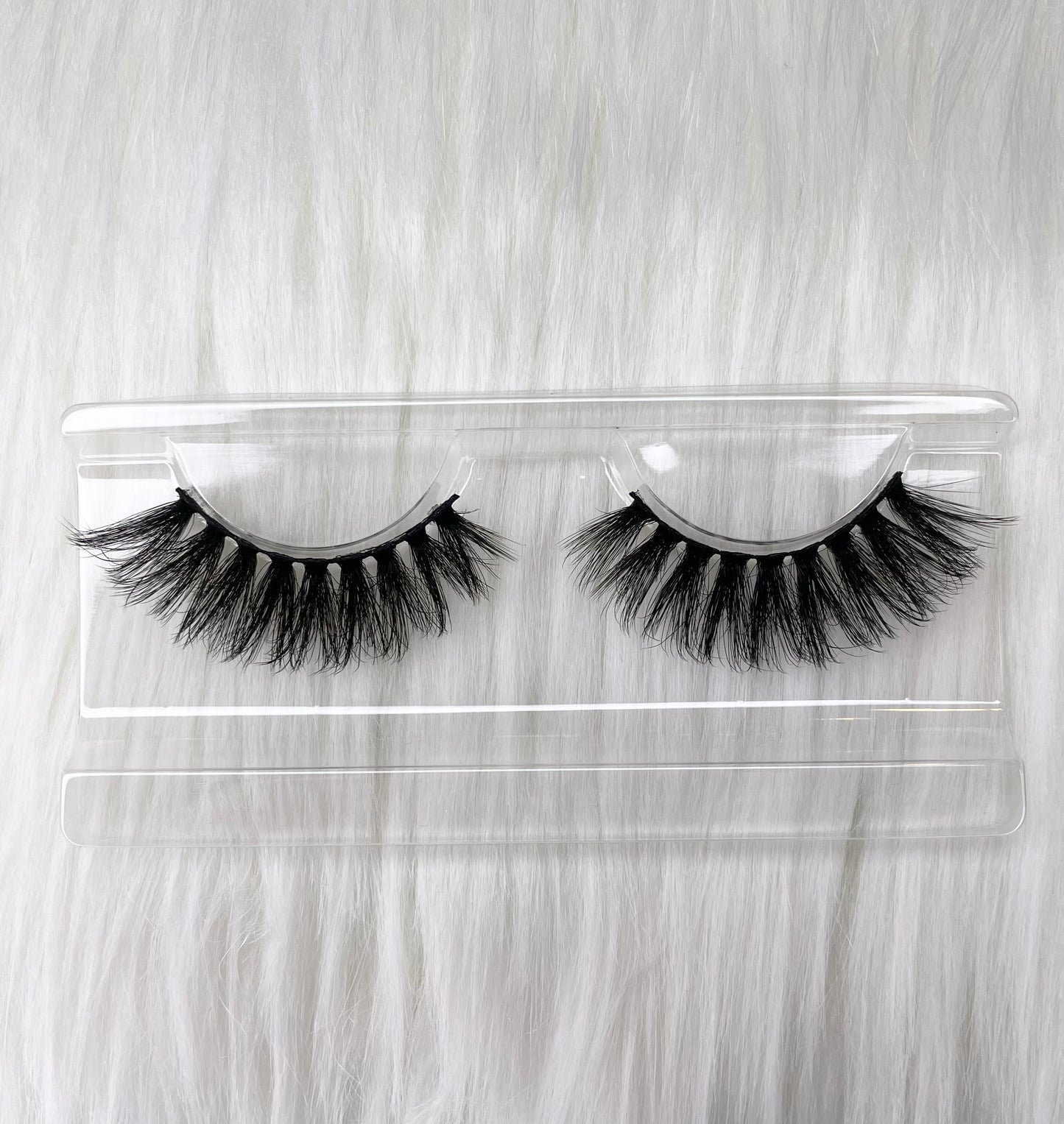 Baby Girl False Eyelash Strips – Long Fluffy Wispy Strip Lashes, Reusable